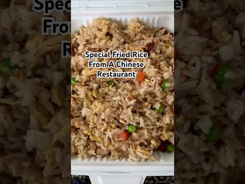 Special FriedRice from a Chinese restaurant #healthylifestyle #foodie #chinesefood