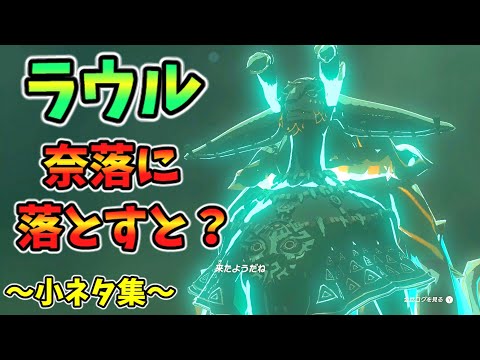 快速無限ロケット術！水球武器でBT？奈落ラウルなど小ネタ集【ティアキン TotK】裏技 バグ 検証 ゆっくり実況 glitch