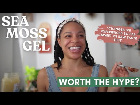 SEA MOSS GEL worth the hype? All About Irish Sea Moss HONEST Taste Test, benefits I've seen so far