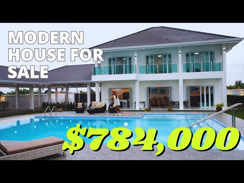 Newly Built 8BR/8.5BA Luxury House with Large Pool for Sale in Hua Hin, Thailand