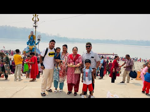 New year 2081 trip to Triveni Dham with family Vlog