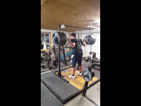 Lexington Plummer - 701 lbs (318 kgs) x 2 Raw Squat