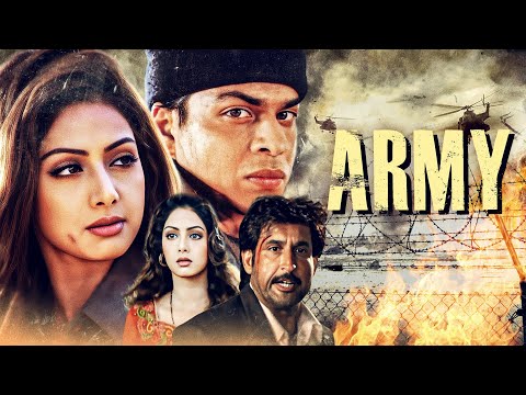 Shah Rukh Khan, Sridevi Ki Hindi Action Movie - Army (1996) | Danny Denzongpa | Full Hindi Movie 4K