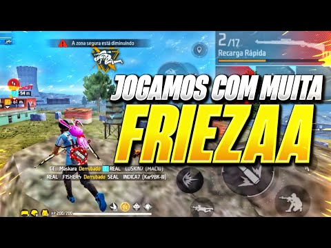 JOGAMOS FRIO NESSAS 2 QUEDAS🥶IPhone XR💚HIGHLIGHTS EM CAMPEONATOS DE FREE FIRE💙