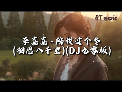 李嘉嘉 - 陪我过个冬 (相思八千里)(DJ版)『可奈大雪怎知我意，怎会散我意难平，可奈你未曾知我心，怎懂相思八千里。』【动态歌词MV】