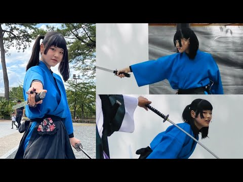 【小倉城武将隊】ツインテールの可愛い忍！服部仁(演：藤原郁香)推しカメラ！『～武蔵・小次郎編～』再演！【23/10/14 撮影】／Cute Iga ninja with twin tails