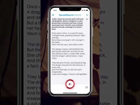 A Story for My Child - SoundHound Chat AI Demo