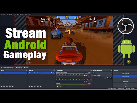 ✅ How to Stream Android Gameplay Screen Using OBS - Record Internal + Mic Audio | NO ROOT