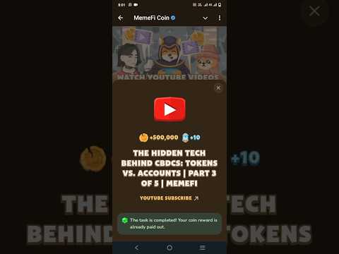 Memefi coin video code today. The hidden tech behind CBDCS Tokens bs account