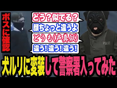 犬ルリの変装をしたらボスには酷評されたけど警察署メンバーには大ウケしたCPU【ストグラ/ALLIN】