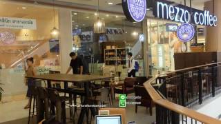 จัดส่ง โต๊ะบาร์ไม้เนื้อแข็ง ร้านกาแฟ Mezzo สาขา Gateway เอกมัย