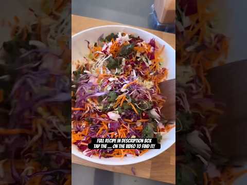 RECIPE: Walnut BBQ Slaw - ASMR - RAW VEGAN SALAD