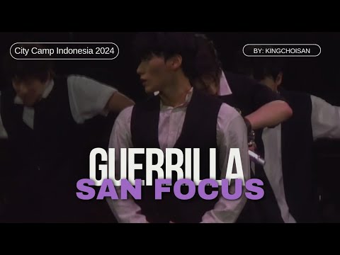 [241005 CITY CAMP JAKARTA] ATEEZ CHOI SAN - GUERRILLA FANCAM FOCUS 에이티즈 산 직캠