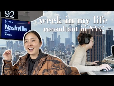 NYC work week in my life | balancing four projects and traveling