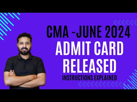 Good News| CMA Admit Card Released| Instruction Explained| Malayalam| CMA Ramees Karat