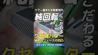 【爆速試打】オデッセイ『MICRO HINGE』は純回転性能にこだわるクセ強デコボコパターだ！⛳#shorts #golf #ゴルフ