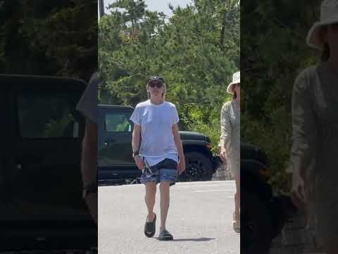 Paul McCartney and his wife Nancy Shevell were spotted leaving the beach in The Hamptons, NY