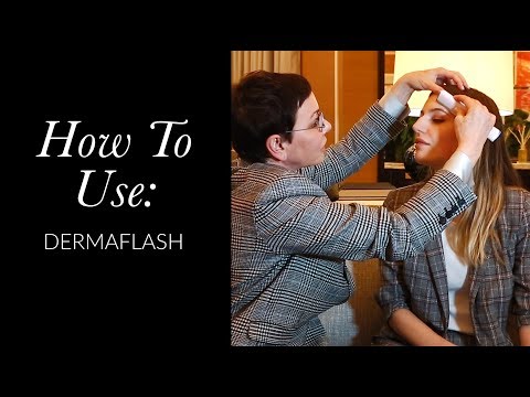 How to use the Dermaflash Luxe | Dermaflash Luxe dermaplaning tutorial