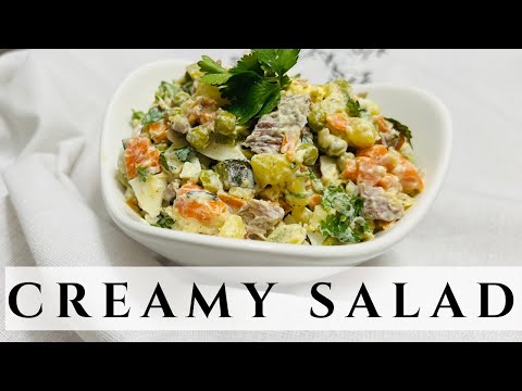 Easy & Delicious Creamy Russian Salad for Your Holiday Table