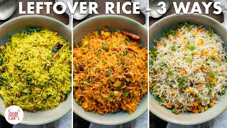 Quick Left-Over Rice - 3 ways | Veg Fried Rice | Lemon Rice | Peri Peri Rice | Chef Sanjyot Keer