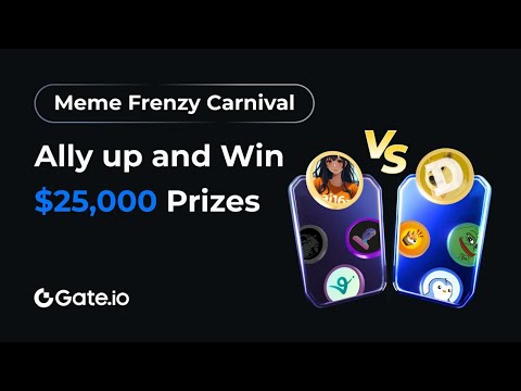 JOIN THE GATE.IO.io SPOT MEME FRENZY CARNIVAL, TO SHARE $25,000