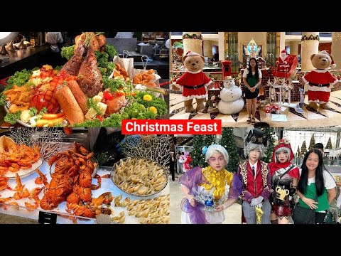 #Christmas Buffet Dinner @ ParkRoyal Collection I The Fullerton Hotel I Cosplay @ Marina Bay Sands