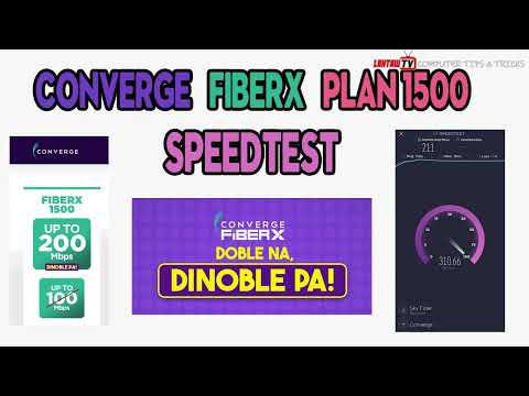 Converge FiberX Plan 1500 From 100 - 200 MBPS Speedtest Review Mas Lalo pang Lumakas #converge