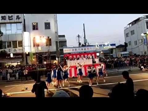 岡大チアリーダー WIZARDS @ 倉敷天領祭り. 2014年7月26日〔土〕