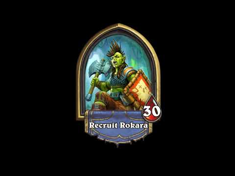 Recruit Rokara All Hero Quotes - Hearthstone