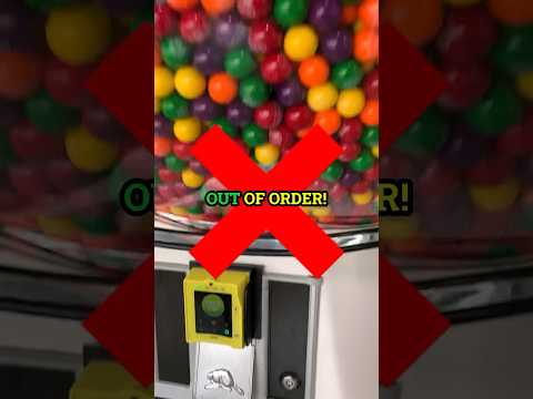 Our GIANT Gumball Machine Was OUT OF ORDER!