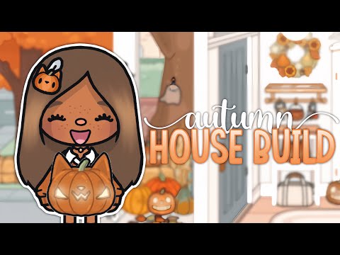 Building My Autumn House!! 🍂 + AESTHETIC | With Voice 📢 | Toca Life World