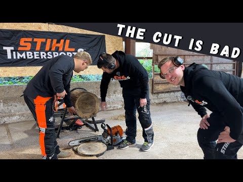 We Trained with STIHL TIMBERSPORTS TEAM GB - This is what happened!