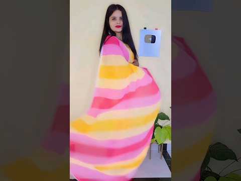 ready to wear saree Draping tutorial for Beginners #ytshorts #sareedrapping #shortsvideo #viralvideo