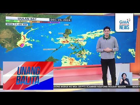 Weather update as of 6:09 AM (December 25, 2024) | Unang Hirit