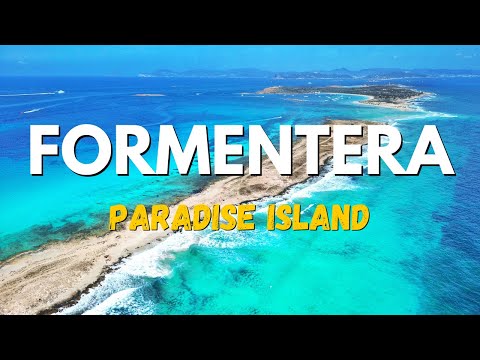 Formentera 🇪🇸 Flying over a paradise island (Ibiza, Spain) | Epic Views