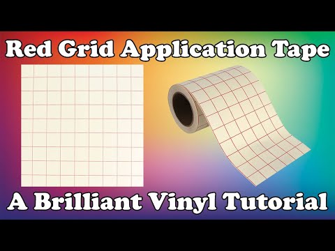 How to Use Red Grid Application Tape | A Brilliant Vinyl Tutorial