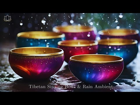 ♫ 乾淨無廣告 ♫ 雨天頌缽~ 療癒&大自然音律 ~ Singing Bowls & Rain Sounds - Healing Bowls