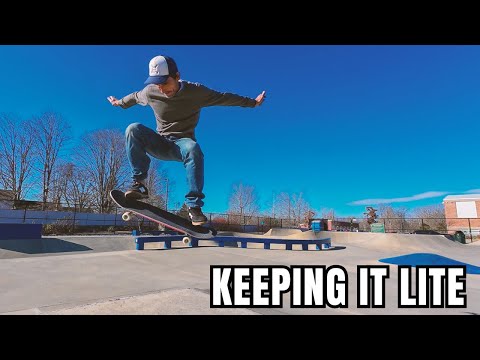 Lite Session After Minor Injury: Skateboarding Progress Over 40