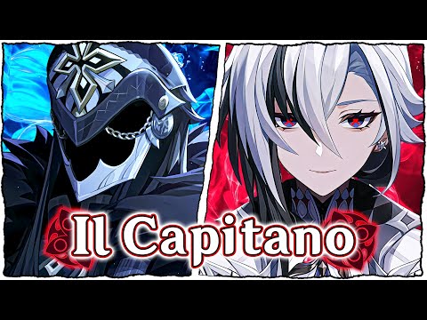 Strongest Harbinger - Il Capitano | ALL Voice lines About Him | Varka, Arlecchino | Genshin Impact