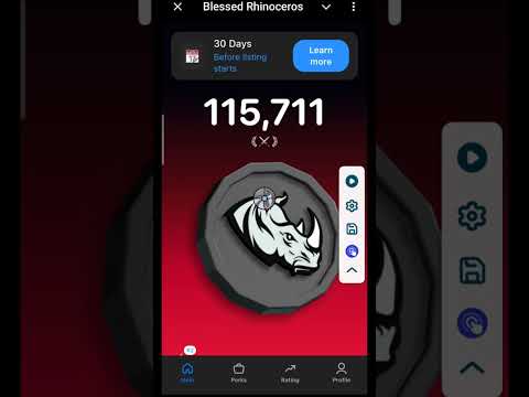 new airdrop listing soon #blessedrhinocerosairdrop #blessedairdrop #solana #hamstart
