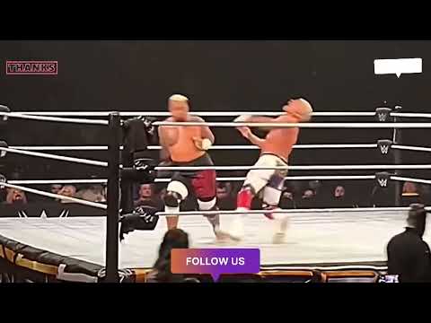 Cody Rhodes vs Solo Sikoa - WWE Live