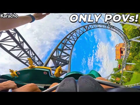 Every Roller Coaster at Tripsdrill Theme Park!