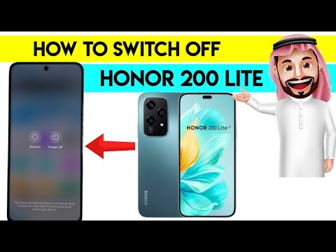 How to Turn Off Honor 200 Lite (The World's Worst Phone)