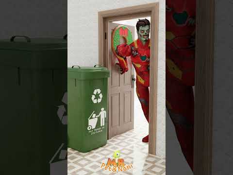 Zombie and Noni  Gift Prank ! 🗑️🤣#shorts  @EspectrogramaAnimations