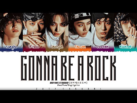 [CORRECT] BOYNEXTDOOR (보이넥스트도어) - 'Gonna Be A Rock' (돌멩이) Lyrics [Color Coded_Han_Rom_Eng]