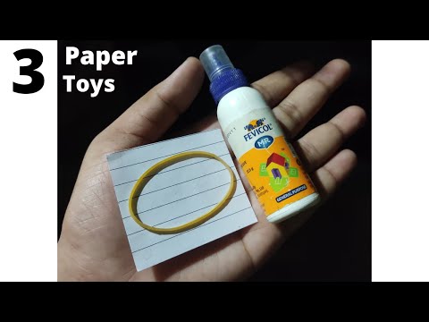 3 Simple Paper Toys - How to make three paper toy