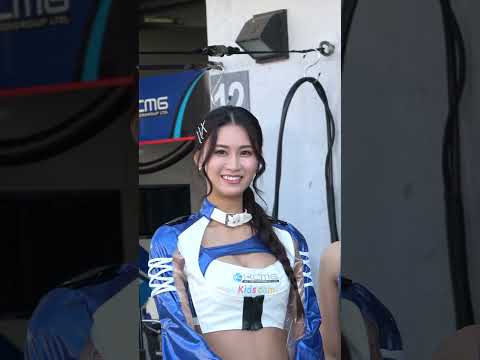 2024 SUPER FORMULA Rd.6/7 FUJI #7#8 鳴戸蘭世 KCMGサポートガール 仲川エナ カロッツェリアサポートガール 土曜ピットウォーク 4K