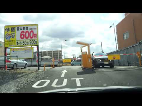 Moto city parking 4K , Mito minami dai10 parking🅿️：Exit、Ibaraki Japan🗾🇯🇵