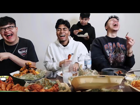 DRUNK MUKBANG (w/ the boys)