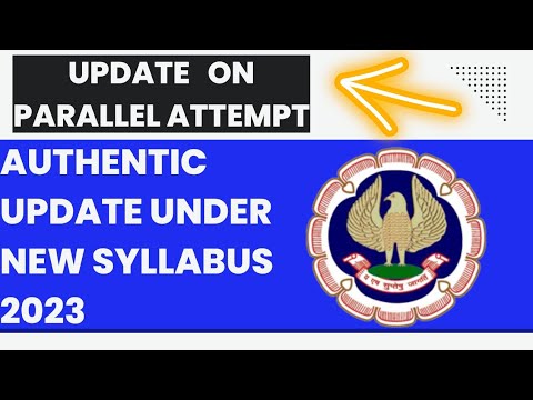 |Update On Parallel Attempt Under New Syllabus 2023| ICAI New Syllabus 2023|